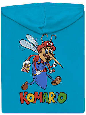 Komario dámska mikina na zips Blue Atol