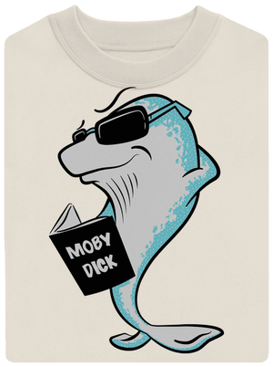 Moby Dick unisex mikina bez kapucne Off White