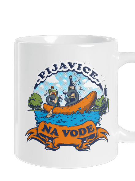 Pijavice na vode klasický hrnček White