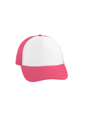 Bez potlače šiltovka truckerka Fluorescent Pink cap
