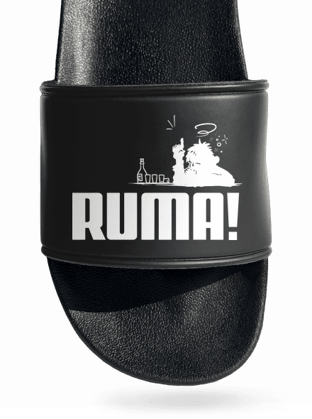 Ruma šľapky Black