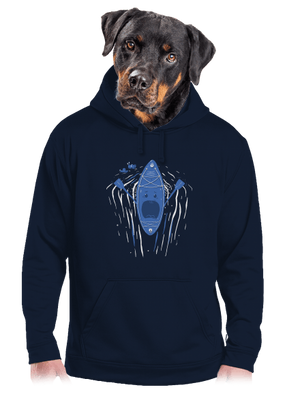 Ahhhh! pánska mikina klokanka Navy