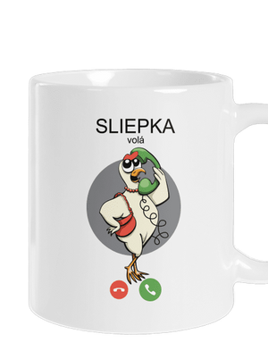 Sliepka volá klasický hrnček White