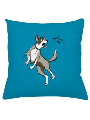 Lietajúci tanier vankúš Blue Turquoise