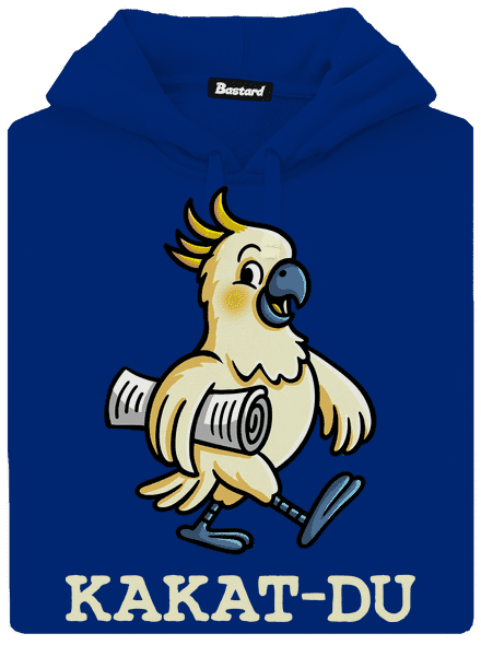 Kakat-du dámska mikina klokanka Royal Blue Mal