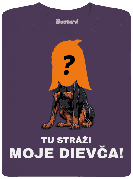 Tu strážim ja pánske tričko Urban Purple