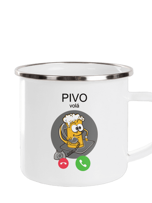 Pívo volá plecháčik White