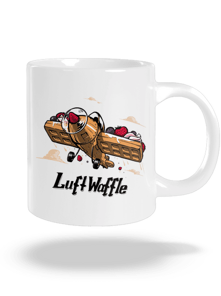 Luftwaffle veľký hrnček White