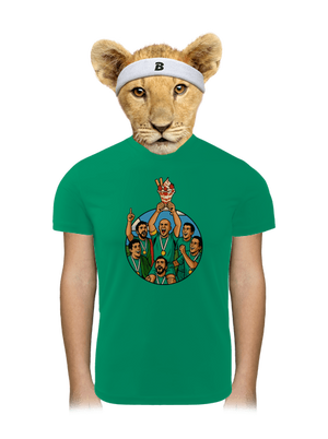 Pohár detské športové tričko Kelly Green Mal