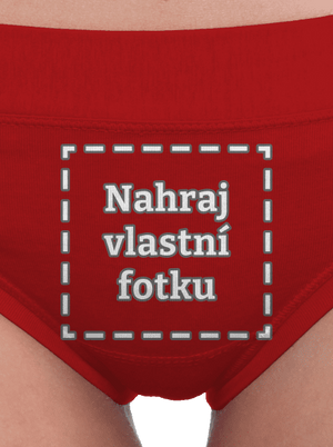 Vlastná potlač dámske nohavičky Red Mal