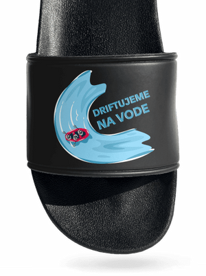 Driftujeme na vode šľapky Black