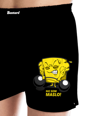 Nie som maslo pánske trenky Black