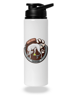 Psí horoskop: Škorpión flaša na vodu White