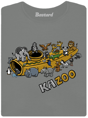 KaZoo dámske tričko Dark Gray Melange