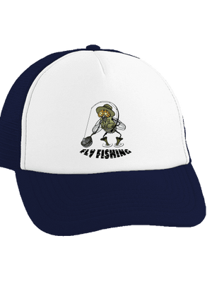 Fly fishing šiltovka truckerka French Navy cap