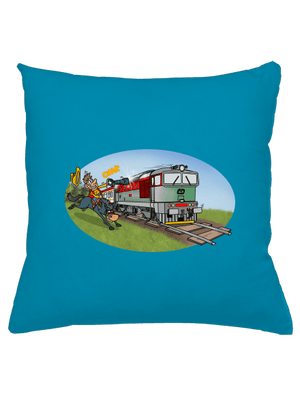 Šotúš na love vankúš Blue Turquoise