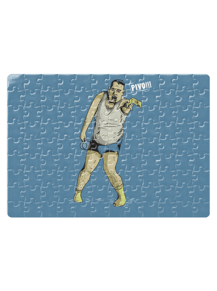 Beer zombie puzzle White