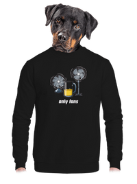 unisex mikina bez kapucne