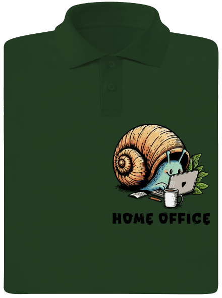 Slimákov home office pánska polokošeľa Bottle Green Mal