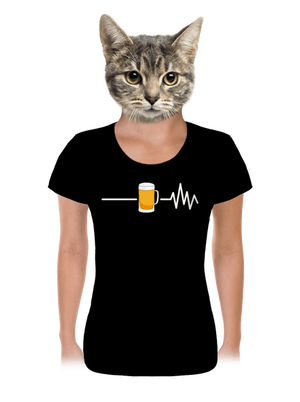 Beer help dámske tričko Black