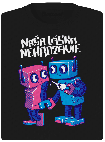 Roboti dámske športové tričko Black