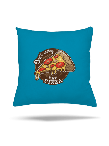 Pizza vankúš Blue Turquoise