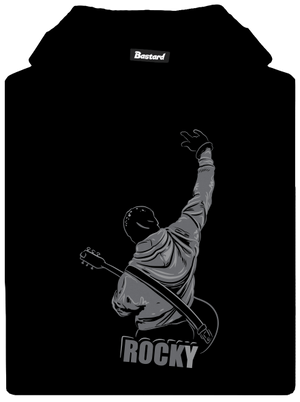 Rocky detská mikina klokanka Black