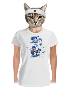 Body check dámske športové tričko White