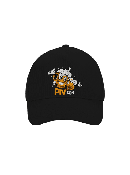 Pivson šiltovka baseballka Black