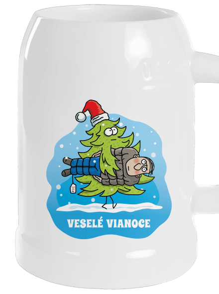 Veselé Vianoce polliter White