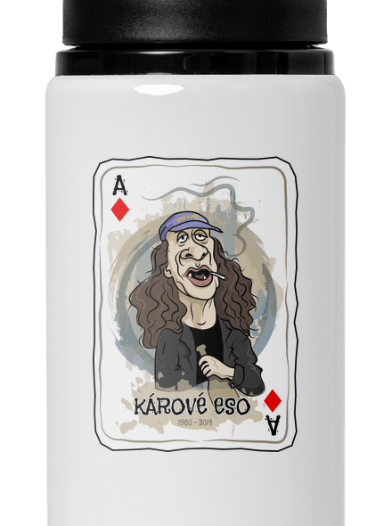 Kárové eso flaša na vodu White