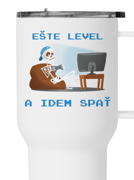 Ešte level termohrnček White
