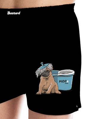 Mops pánske trenky Black