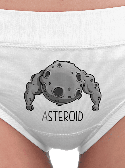 Asteroid dámske nohavičky White
