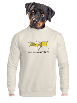 unisex mikina bez kapucne