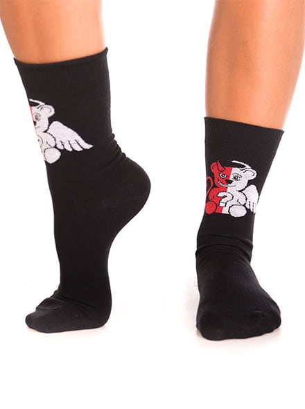 Anjel vs. diabol ponožky