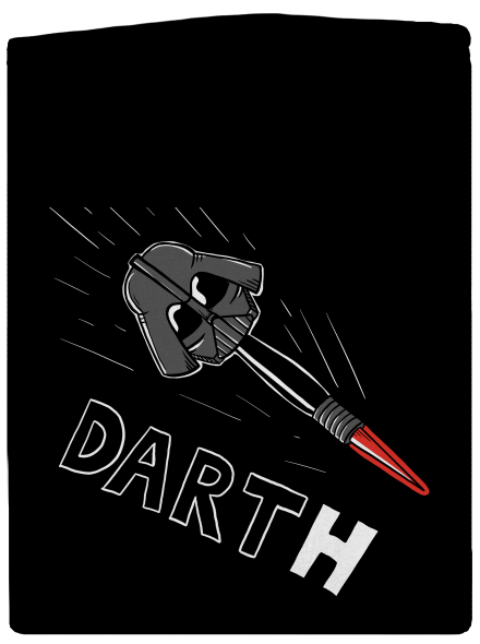 Dart(h) pánska mikina na zips Black