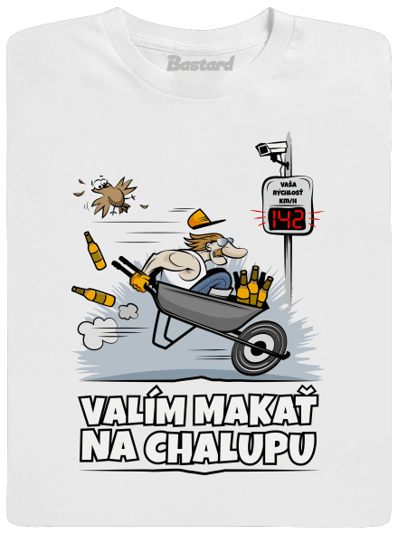 Valím na chalupu pánske tričko White