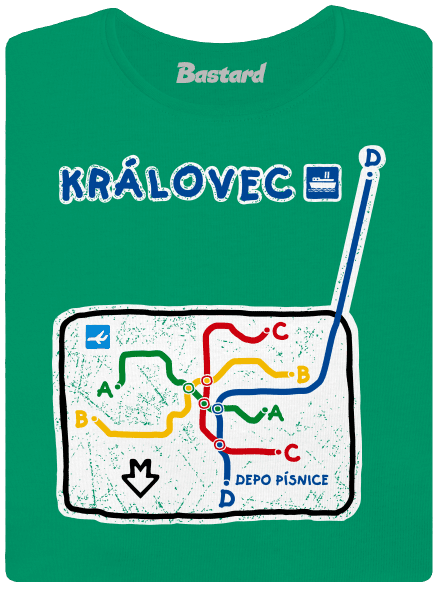 Metro Královec dámske tričko Kelly Green Mal