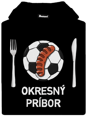 Okresný príbor dámska mikina klokanka Black