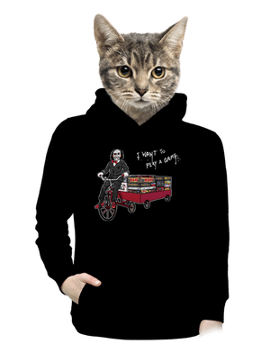 Chcem si zahrať hru dámska mikina klokanka Black