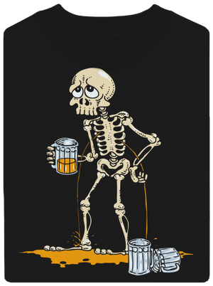 Kosťa unisex mikina bez kapucne Black