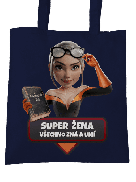Super mama taška French Navy