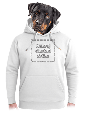 Vlastná potlač unisex mikina premium Snowwhite