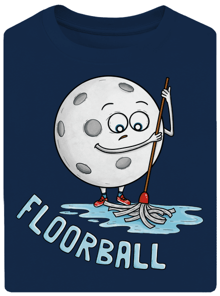 Floorball unisex tričko oversized Midnight Blue