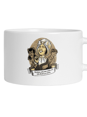 B14: Dorota Máchalová hrnček makronka White