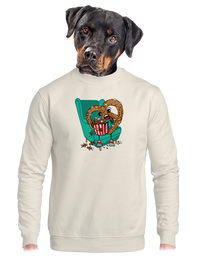 unisex mikina bez kapucne