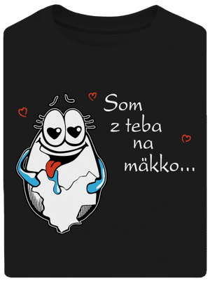 Vajcia unisex tričko oversized Black