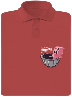 Vo forme pánska polokošeľa Burgundy