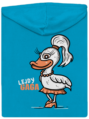 Lejdy Gaga dámska mikina na zips Blue Atol